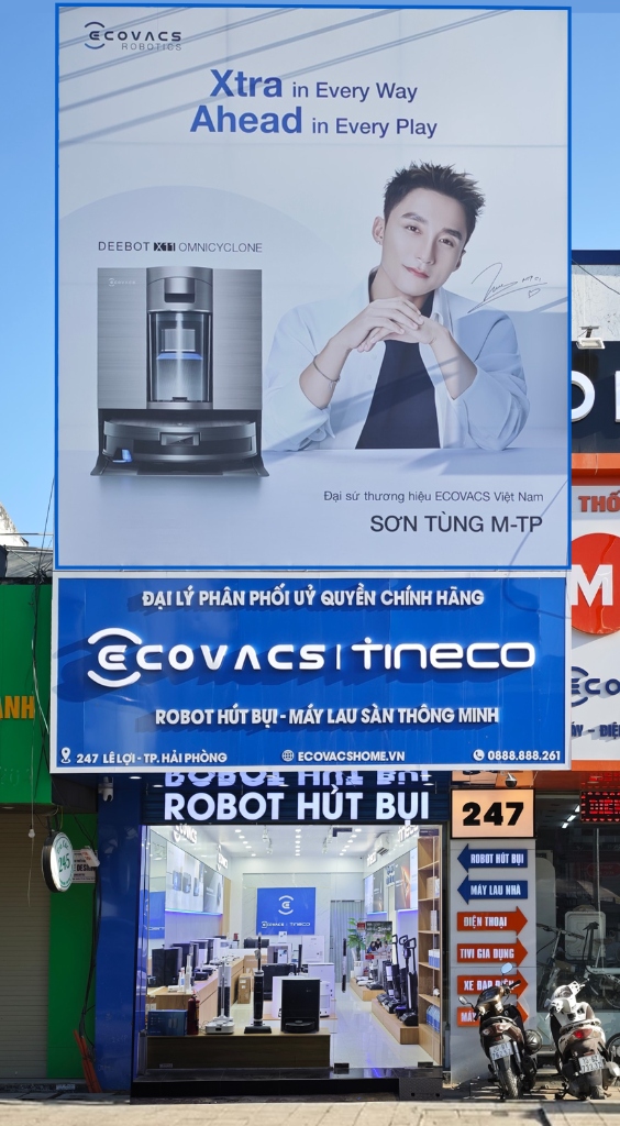 Cửa hàng robot hút bụi và lau nhà tại Hải Phòng - 247 Lê Lợi