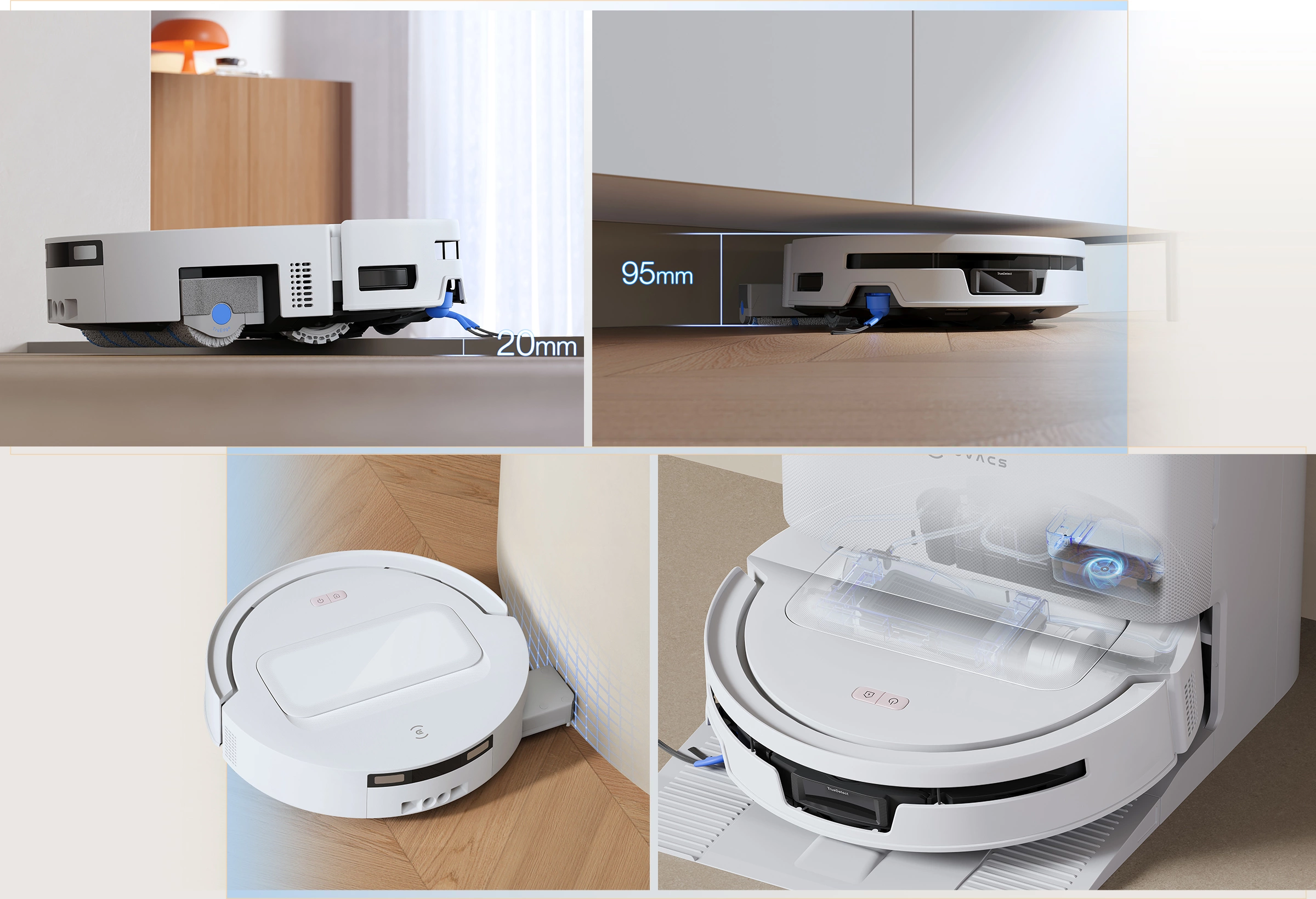 Thiết kế trọn bộ hệ thống trạm OMNI và robot Ecovacs Deebot T80 Max Omni
