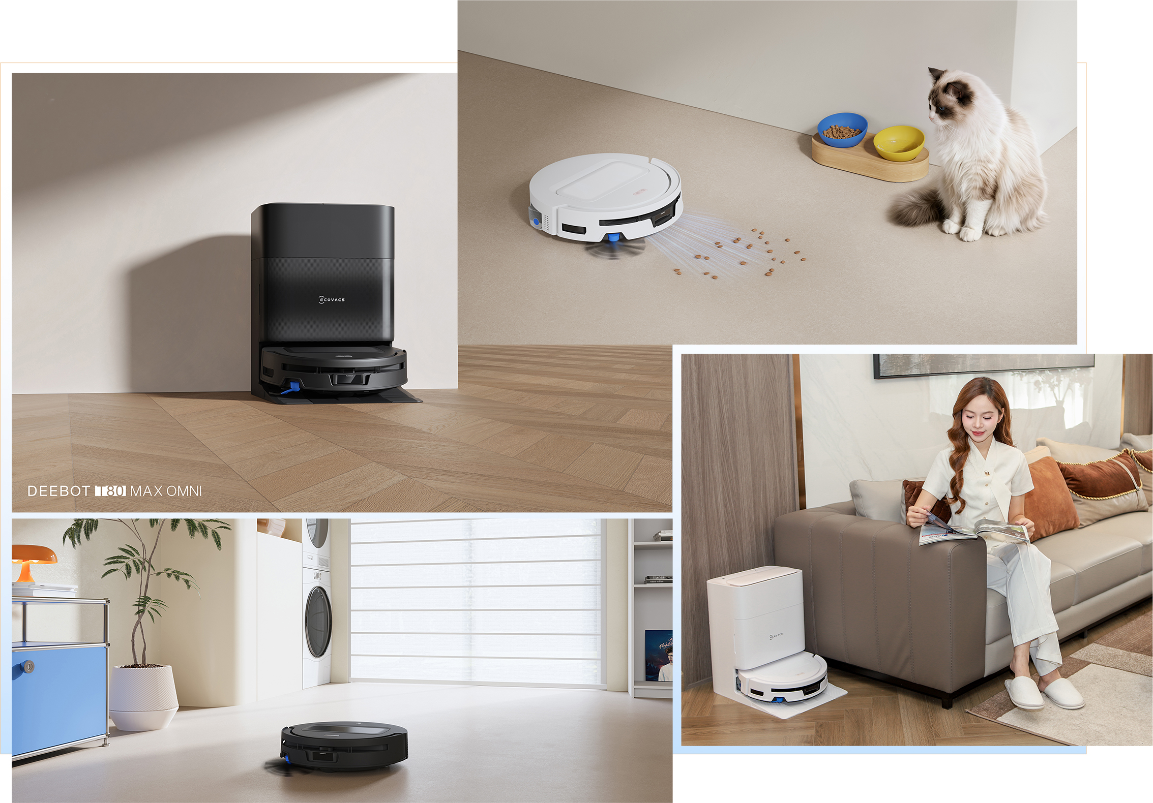 Không gian sống sạch bóng tinh tươm cùng giải pháp robot lau sàn tự động Ecovacs