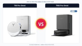 So sánh Ecovacs Deebot T90 Pro Omni và Ecovacs Deebot T90S Pro Omni