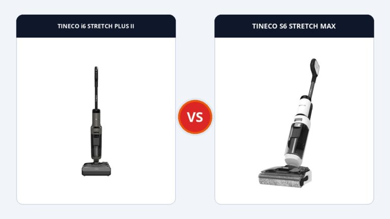 So sánh Tineco Floor One i6 Stretch Plus II và S6 Stretch Max: Cuộc đối đầu phân khúc máy lau ngả phẳng 180°