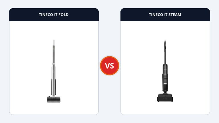 So sánh Tineco Floor One i7 Fold và i7 Steam: Gập gọn tay cầm tiết kiệm không gian hay Khử khuẩn bằng hơi nước?