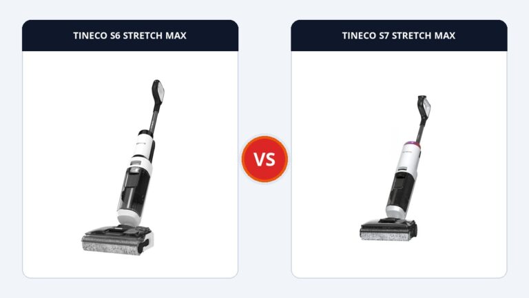 So sánh Tineco Floor One S6 Stretch Max và S7 Stretch Max: Giặt sấy 85°C hay Sấy khô tiệt trùng 110°C?