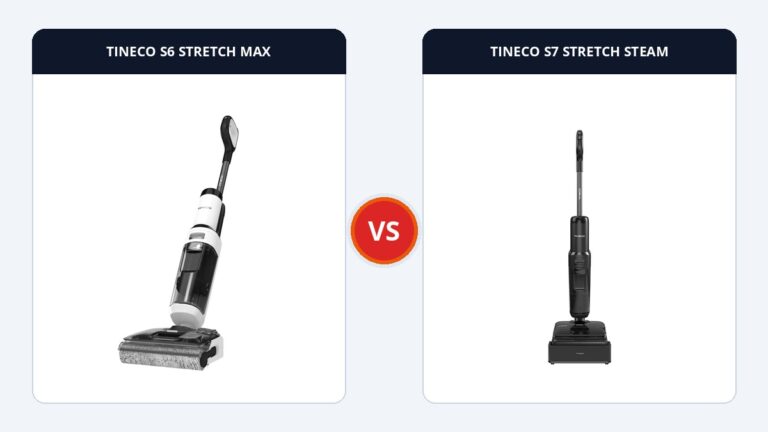 So sánh Tineco Floor One S6 Stretch Max và S7 Stretch Steam: Lau sàn nước thường hay Hơi nước nóng 230°C?