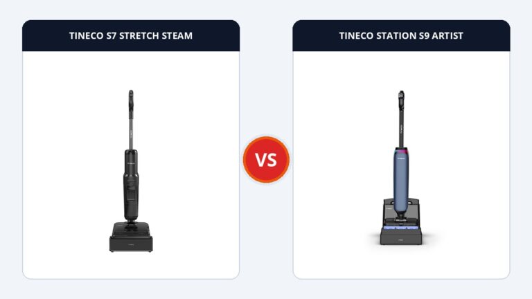So sánh Tineco Floor One S7 Stretch Steam và Station S9 Artist: Máy đơn cơ động hay Trạm sạc tự động súc rửa?