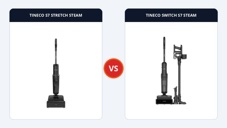 So sánh Tineco Floor One S7 Stretch Steam và Switch S7 Steam: Ngả phẳng 180° hay Bộ phụ kiện Switch đa năng?