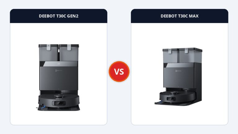 So sánh Ecovacs Deebot T30C Gen 2 và T30C Max: Hai cỗ máy 25.000Pa đâu là chân ái?