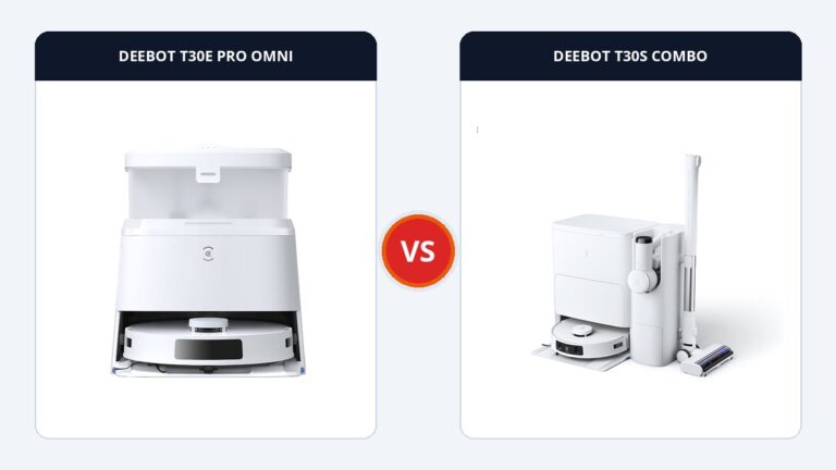 So sánh Ecovacs Deebot T30E Pro Omni và T30S Combo: Giải pháp độc lập hay Trạm tích hợp máy hút cầm tay?