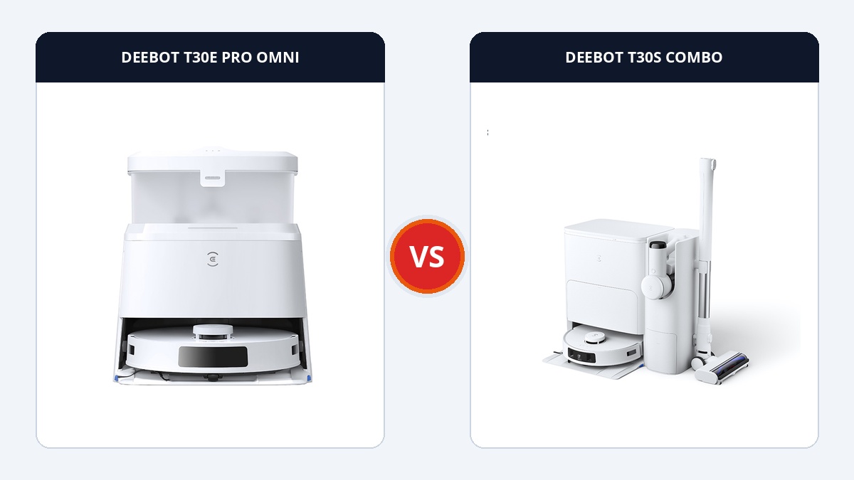 So sánh đối đầu DEEBOT T30E PRO OMNI và DEEBOT T30S COMBO