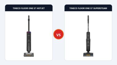 So sánh đối đầu Tineco Floor One S7 HotJet và Tineco Floor One S7 SuperSteam