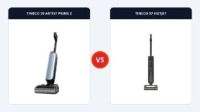So sánh đối đầu So sánh Tineco Floor One S9 Artist Prime 2 và S7 HotJet: Thời lượng pin 70 phút hay Phun nước nóng HotJet?
