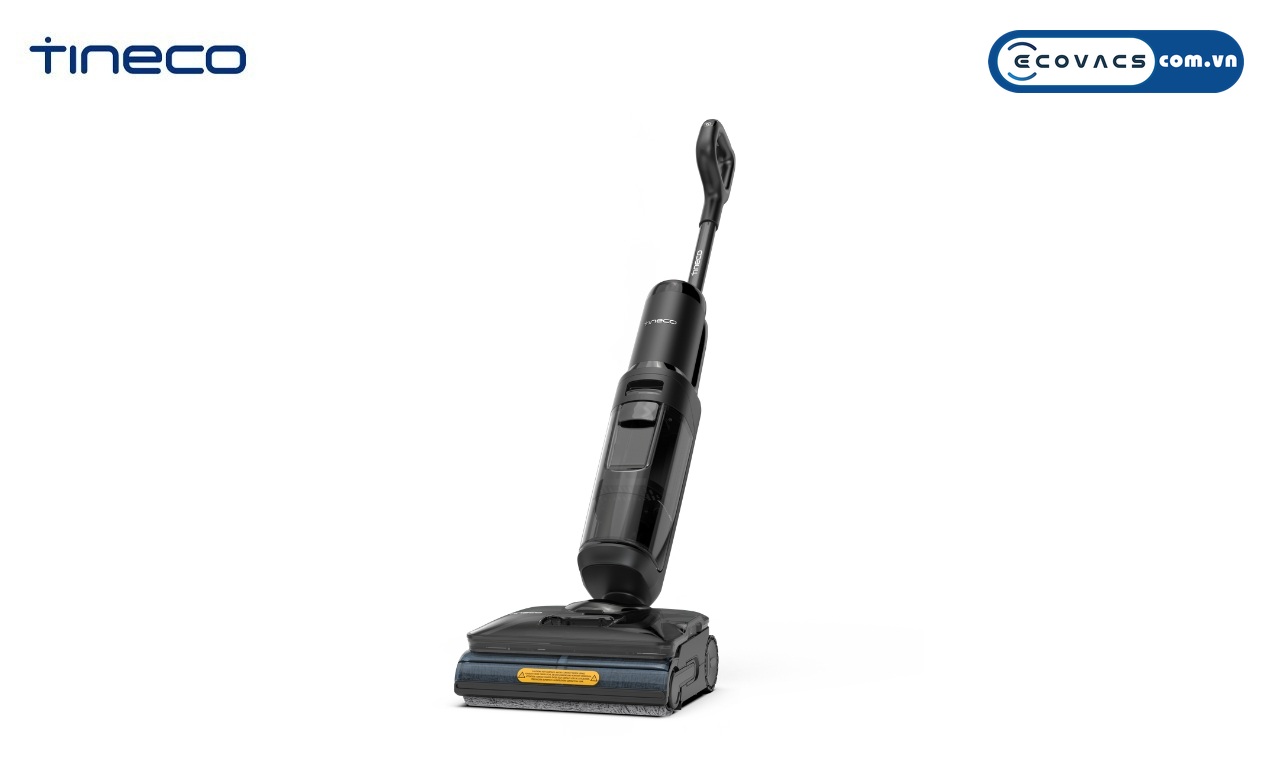 Máy hút bụi lau sàn khô ướt Tineco Floor One S7 SuperSteam Ecovacs Thiết kế nằm phẳng 180° cao 13cm và trợ lực AI SmoothDrive 2 chiều trên Tineco S7 SuperSteam